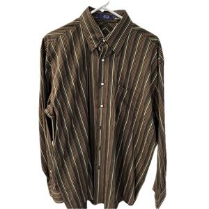 Alan Flusser Multicolor Striped Button Down Shirt